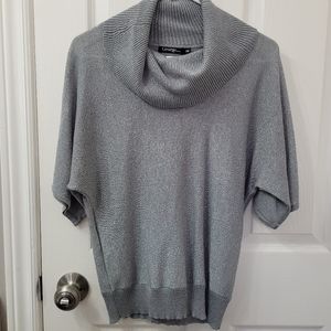 Silver short sleeved top